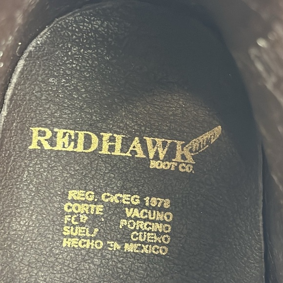 Redhawk Boot Co.Amy Leather Side Lace Ankle Boots 9 Cottagecore Prairie Western - Picture 11 of 16